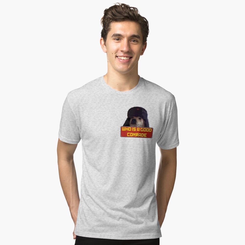 Vista previa del artículo con la obra «Camiseta de tejido mixto», diseñado y vendido por acousticdolphin.