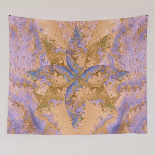 Item preview, Abstract Digital Art in Lilac and Ochre Tones designed and sold by JeLoTall.