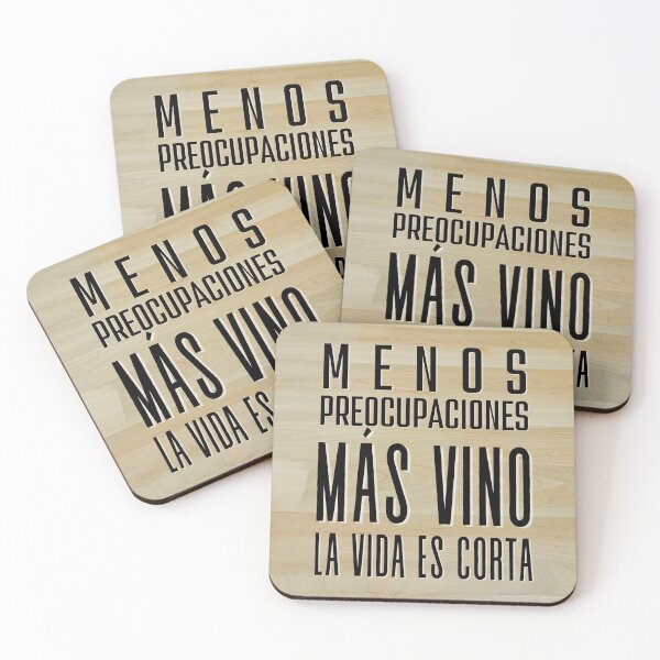 Item preview, Less Worries, More Wine, Life Is Short  designed and sold by SoLunAgua ..