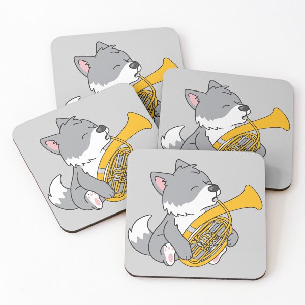 Item preview, Wolf on the Wagner tuba designed and sold by orangerein.