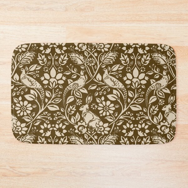 Item preview, Pheasant and Hare Pattern, Brown and Beige designed and sold by Marymarice.