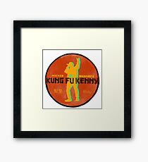 Kung Fu Kenny Gerahmtes Wandbild