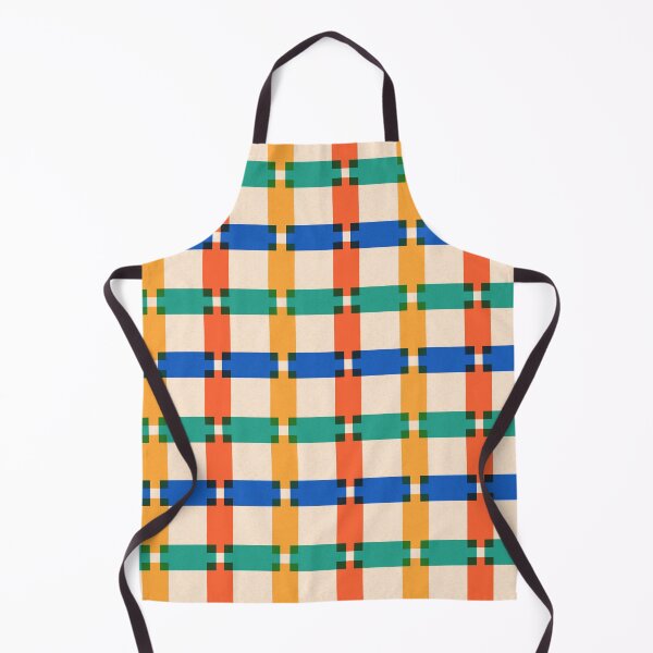 Item preview, Colourful Squares and Stripes Pattern on Cream designed and sold by Ceyda Bolat.