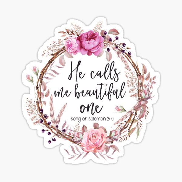 Item preview, He Calls Me Beautiful One designed and sold by DownThePath.