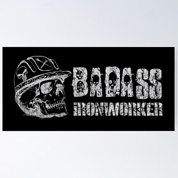 Item preview, Badass Ironworker - Ironworker design designed and sold by yococo.