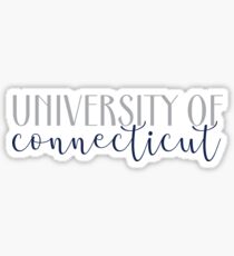 university of connecticut Sticker