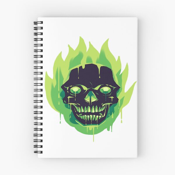 Item preview, Scary and Beautiful Demilich Skull on Fire Design designed and sold by Shekevara.