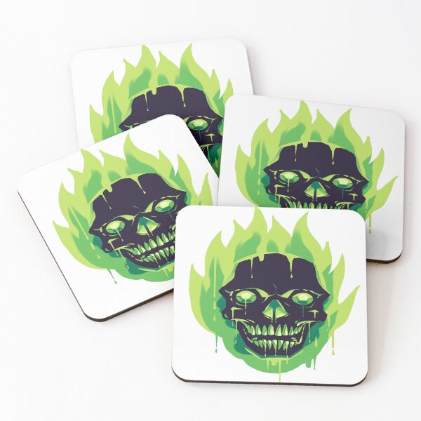 Item preview, Scary and Beautiful Demilich Skull on Fire Design designed and sold by Shekevara.