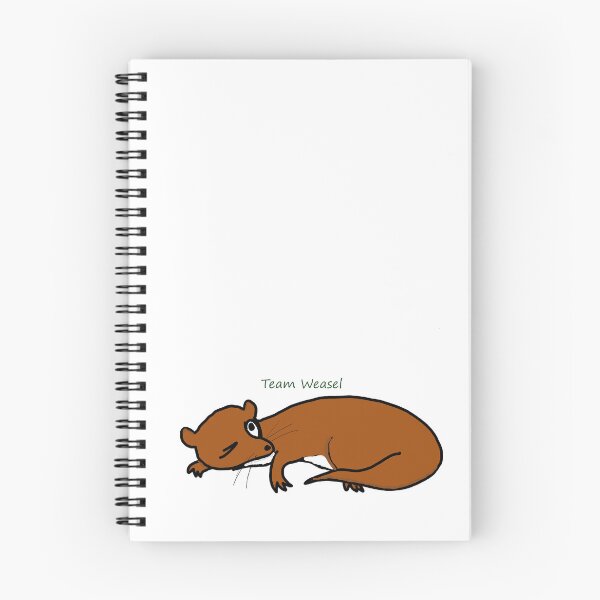 Item preview, Team Weasel, with text designed and sold by EmberGlowPress.