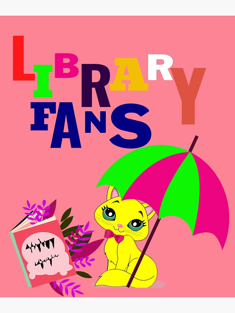 "For Kids LIBRARY FANS " Sticker for Sale by ARTQuin Redbubble