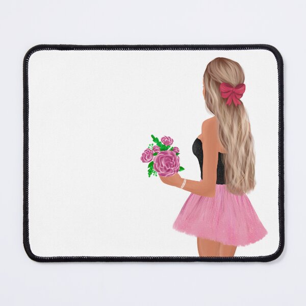 Item preview, Beautiful girl with long hair and a bow  designed and sold by StacyMint.