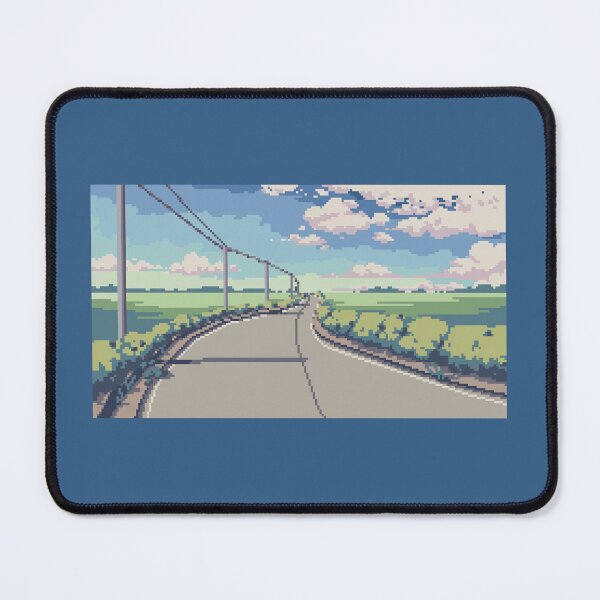 Item preview, Country Road Side Pixel Art designed and sold by yketen.