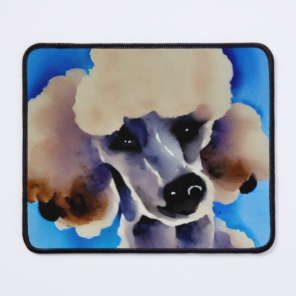 Item preview, Watercolour Posh girl Poodle designed and sold by RTrivella.