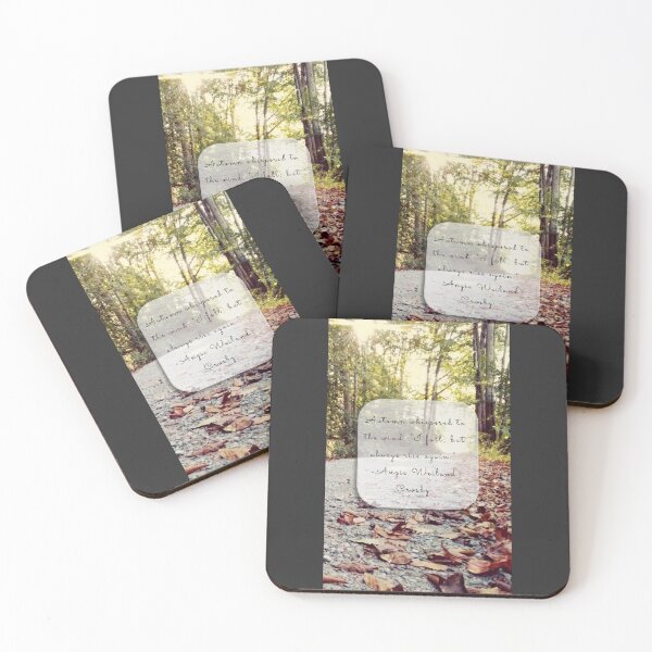 Item preview, Fallen Leaves Autumn Scene, Quote Rise Fall designed and sold by Grey Robinson.