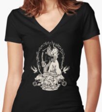 Bigfoot's Big Day : Groomsmen's Edition Women's Fitted V-Neck T-Shirt