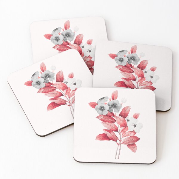 Item preview, Periwinkle Flower, Alternative Illustration - Grey and Red Rose designed and sold by DaphneKstudio .