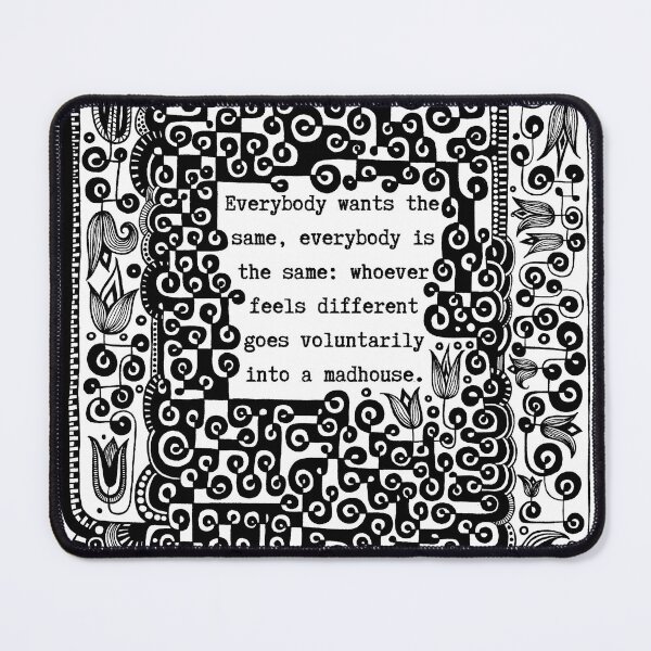 Item preview, sheep and MADHOUSE philosophy quote by Nietzsche  designed and sold by alicekoko.