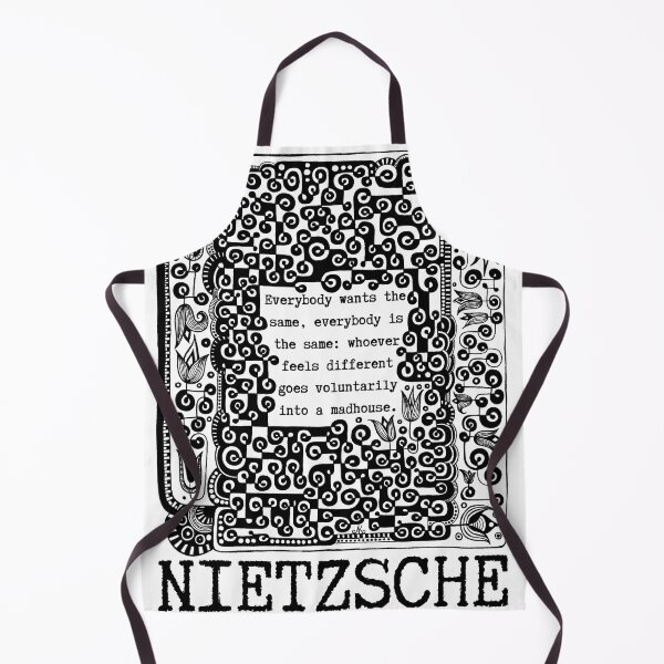 Item preview, sheep and MADHOUSE philosophy quote by Nietzsche designed and sold by alicekoko.