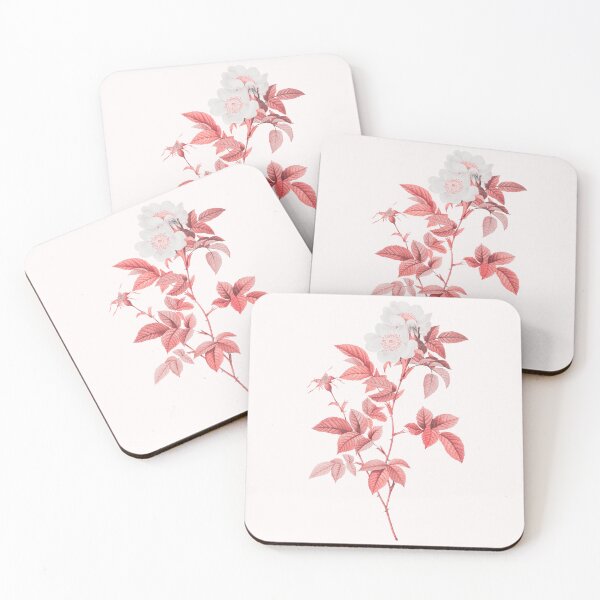 Item preview, Anjou Rose Flower, Alternative Illustration - White and Red Rose designed and sold by DaphneKstudio .