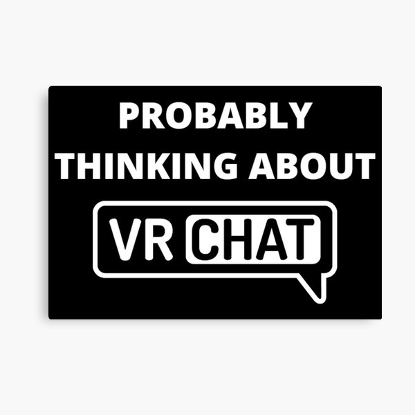 VR Chat Logo Reversed Colors Sticker for Sale by ContTraders