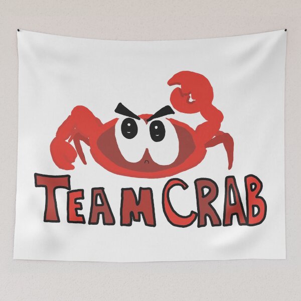 Item preview, Team Crab, with text designed and sold by EmberGlowPress.