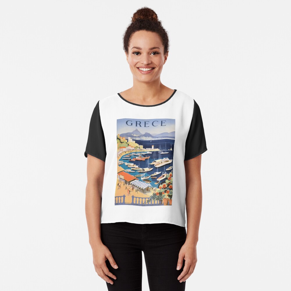 Artikel-Vorschau von Chiffon Top, designt und verkauft von retrographics.