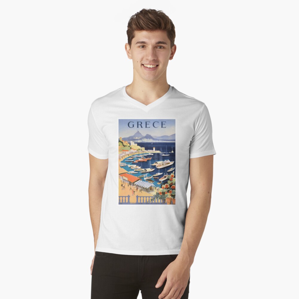 Artikel-Vorschau von T-Shirt mit V-Ausschnitt, designt und verkauft von retrographics.