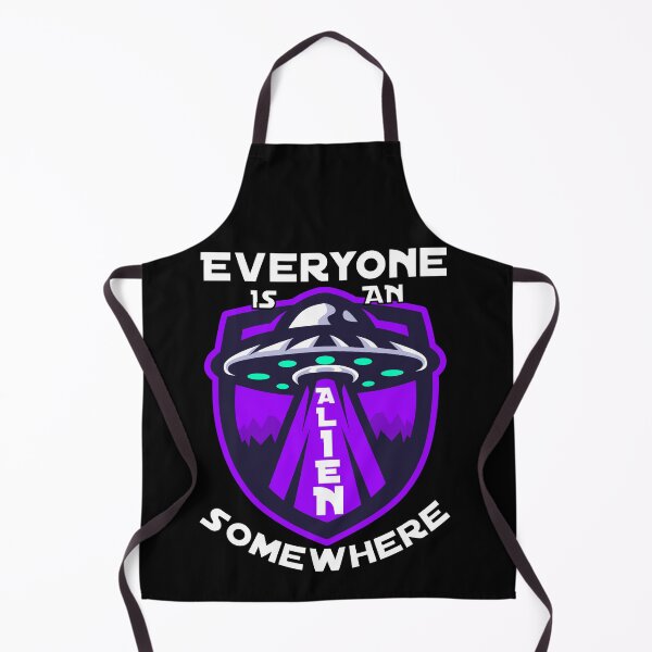 Item preview, Everyone Is An Alien Somewhere Spaceship Abductions Travels Funny Saying designed and sold by Sonatablue.