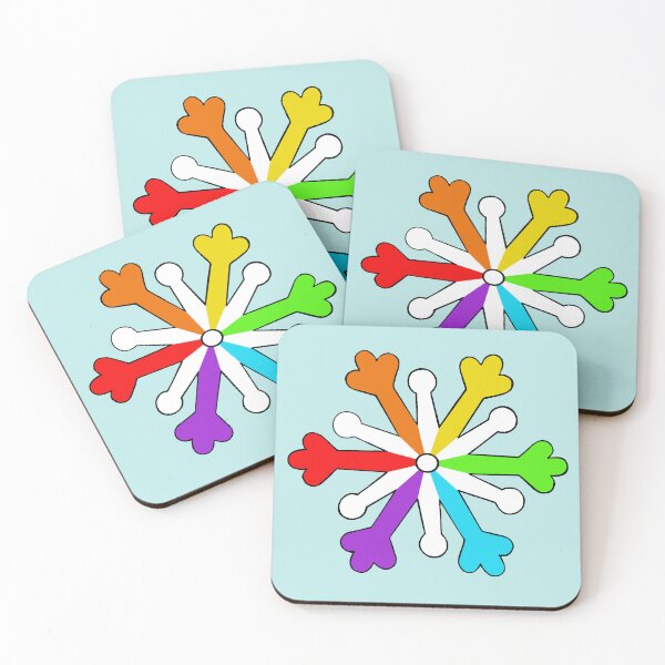 Item preview, Rainbow snowflakes designed and sold by Keatos.