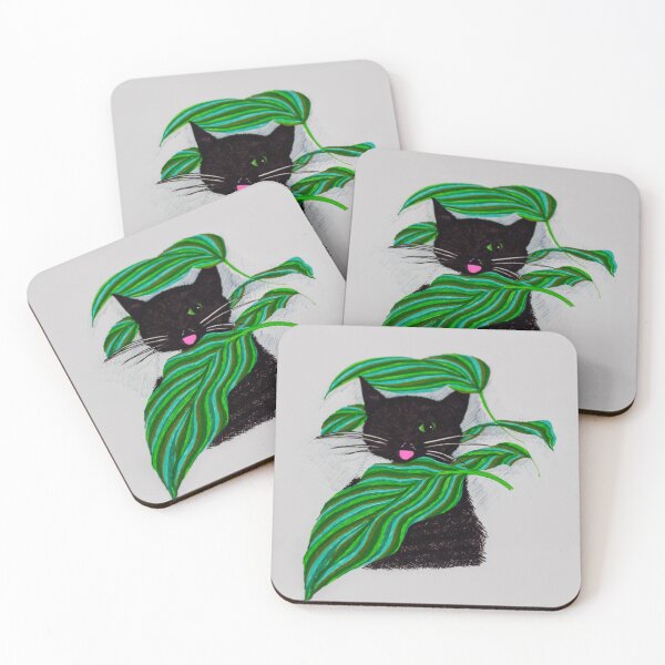Item preview, Cato peeking through the leaves designed and sold by Natimo-Studio.