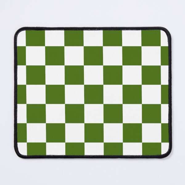 Item preview, Green and white checkered pattern designed and sold by 247vibes.