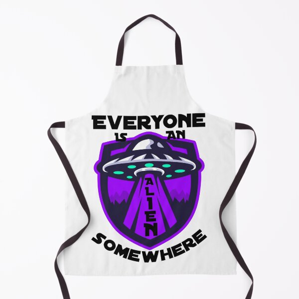 Item preview, Everyone Is An Alien Somewhere Friendly Alien Abductions Funny Saying designed and sold by Sonatablue.