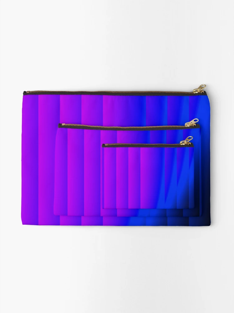 Thumbnail 2 of 4, Zipper Pouch, Pink Shift designed and sold by TiltedCode.