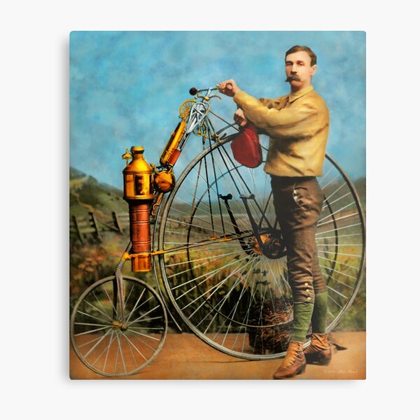 Aperçu de l'œuvre Steampunk - Le vélo à vapeur 1884 créée et vendue par Mike Savad Photography.