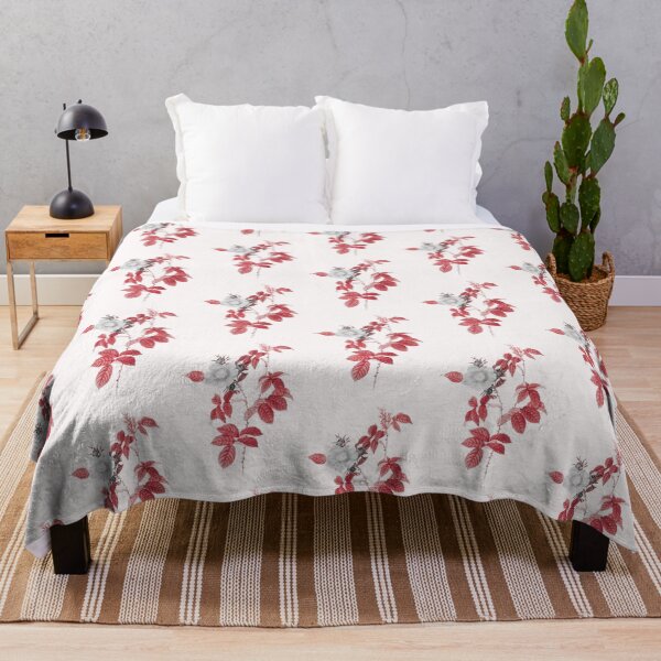 Item preview, Dog Rose Flower, Alternative Illustration - White and Red Rose designed and sold by DaphneKstudio .