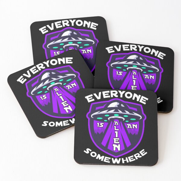 Item preview, Everyone Is An Alien Somewhere Funny Alien Abductions Stories  designed and sold by Sonatablue.
