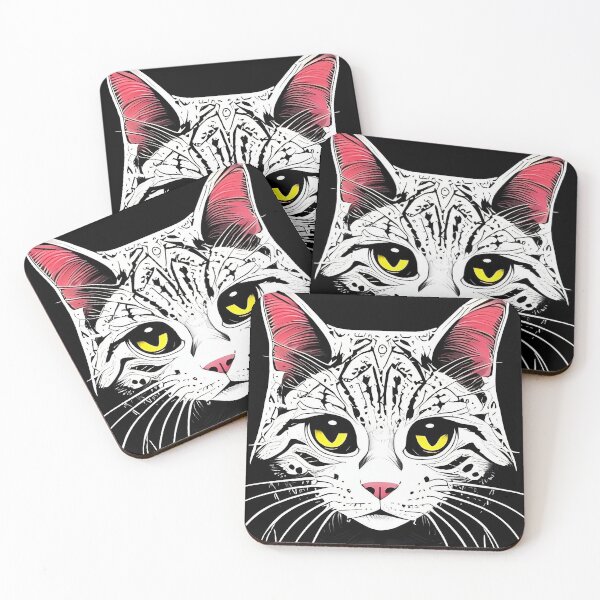 Item preview, White cat designed and sold by de2m.
