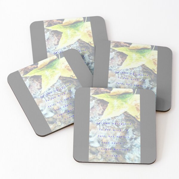 Item preview, Leaf in Water, Quote Rise and Fall  designed and sold by Grey Robinson.