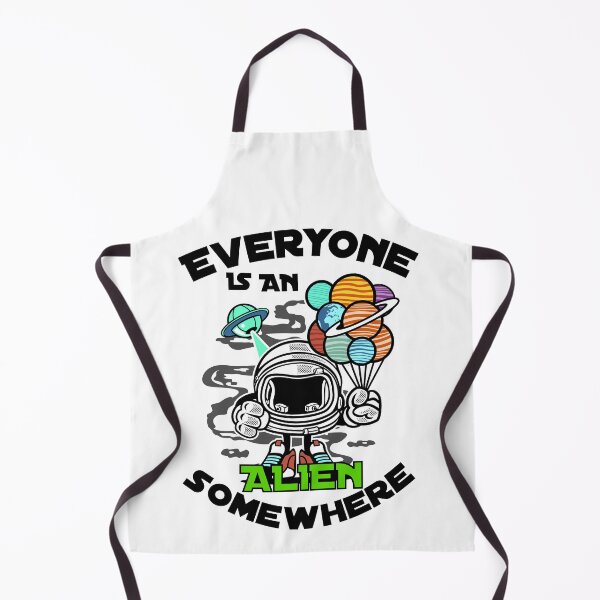 Item preview, Everyone Is An Alien Somewhere Friendly Abductions Into Space Funny Saying designed and sold by Sonatablue.
