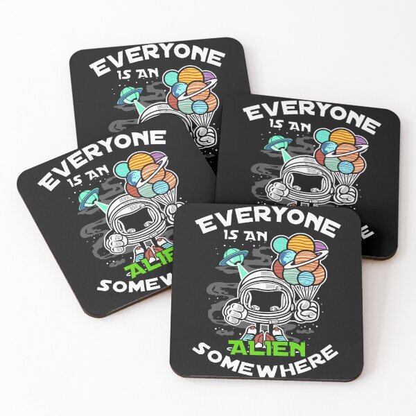 Item preview, Everyone Is An Alien Somewhere Funny Alien Abductions In A Spacesuit Stories  designed and sold by Sonatablue.