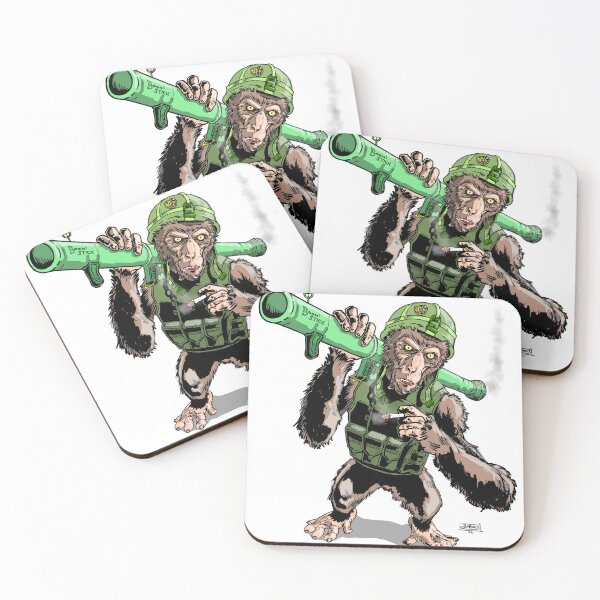 Item preview, Bazooka Monkey  designed and sold by BarnesComicArt.