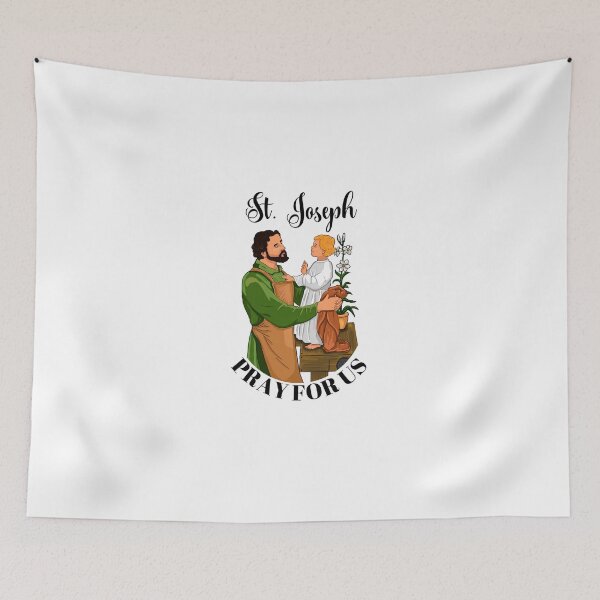 Item preview, St. Joseph Pray For Us designed and sold by SusurroBendito.