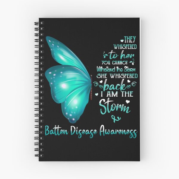 Item preview, She Whispered Back I Am The Storm Batten Disease Awareness Butterfly designed and sold by frechettee.