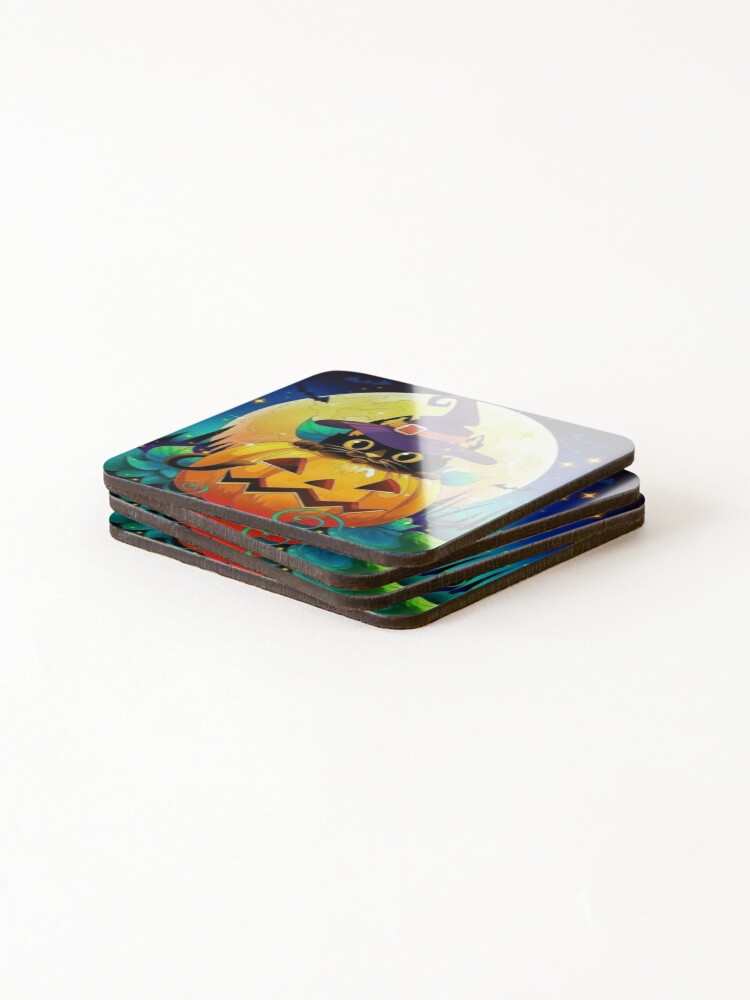 Thumbnail 4 of 5, Coasters (Set of 4), Moo designed and sold by RandaMay.
