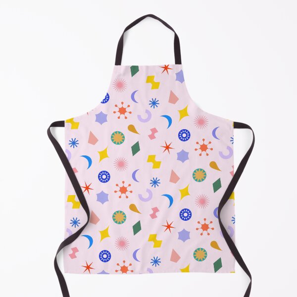 Artikelvorschau, Spaß und Funky schrullige bunte geometrische Elemente auf rosa Muster entworfen und verkauft von Ceyda Bolat.