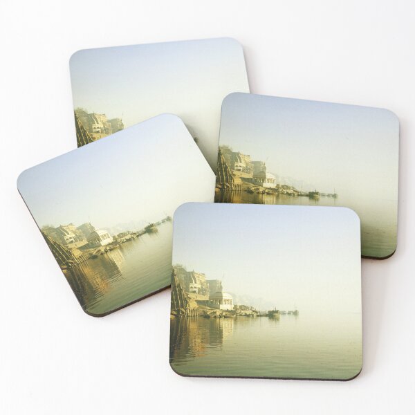 Item preview, 1970s - Morning View at the Ratneshwar Mahadev Temple in Varanasi, India designed and sold by thatwaslife.