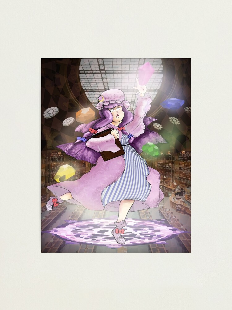 Touhou Project EOSD Patchouli Knowledge (Version 1) Photographic Print