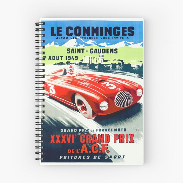 Item preview, 1949 French Grand Prix Racing Poster designed and sold by retrographics.