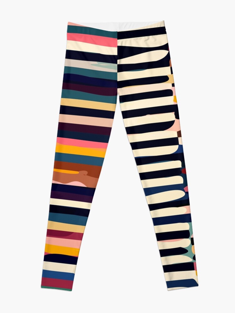 Thumbnail 3 of 5, Leggings, Etchnic Scandinavian Pattern designed and sold by MyArt23.