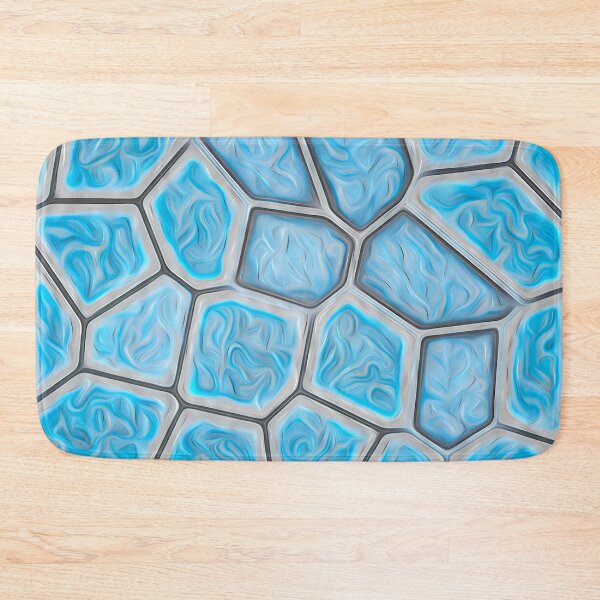 Item preview, Turquoise Stained Glass Window designed and sold by fatenanwar.